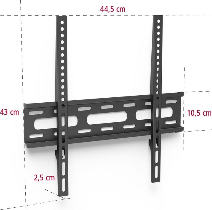 Produktbild Hama TV-Wandhalterung (Wand, 75", 40 kg)