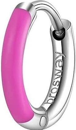 Brosway Pink steel single earring Symphonie BYM117 (Edelstahl)