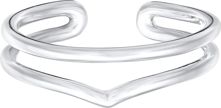 Immagine prodotto Elli Anello Wrap Ring aperto a forma di V Argento 925 (54, 925 Argento)
