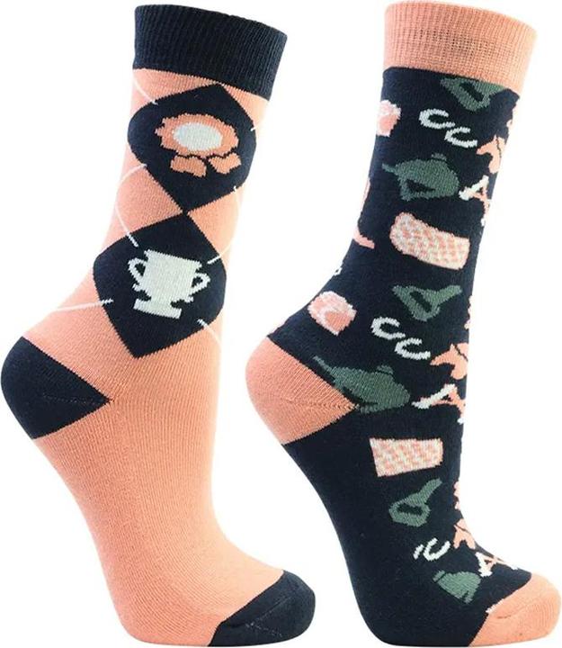 Actual product image Hy Equestrian Childrens/Kids Pony Passion Socks (Pack of 3) (pack of 3, 25 - 31)