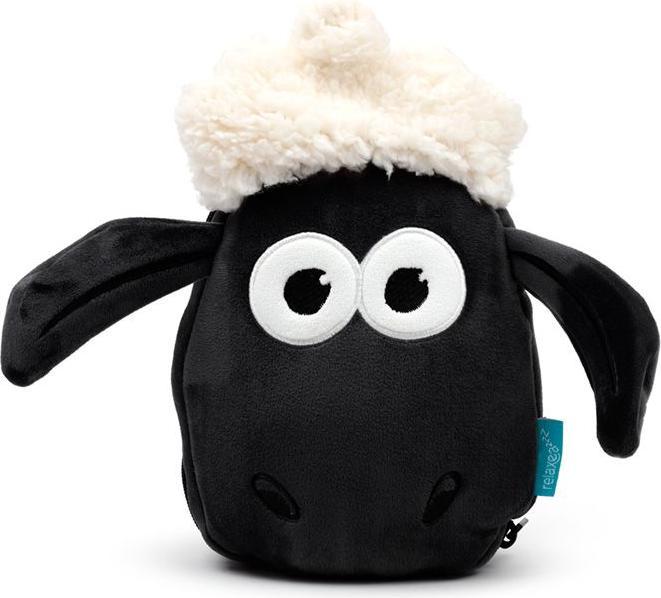 Immagine prodotto Puckator Relaxeazzz peluche Shaun (Cuscino per testa e collo, Maschera sonno)