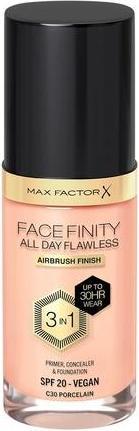 Actual product image Max Factor Facefinity All Day Flawless 3 In 1 Foundation C30-Porcelain 30ml (C30 Porcelain)