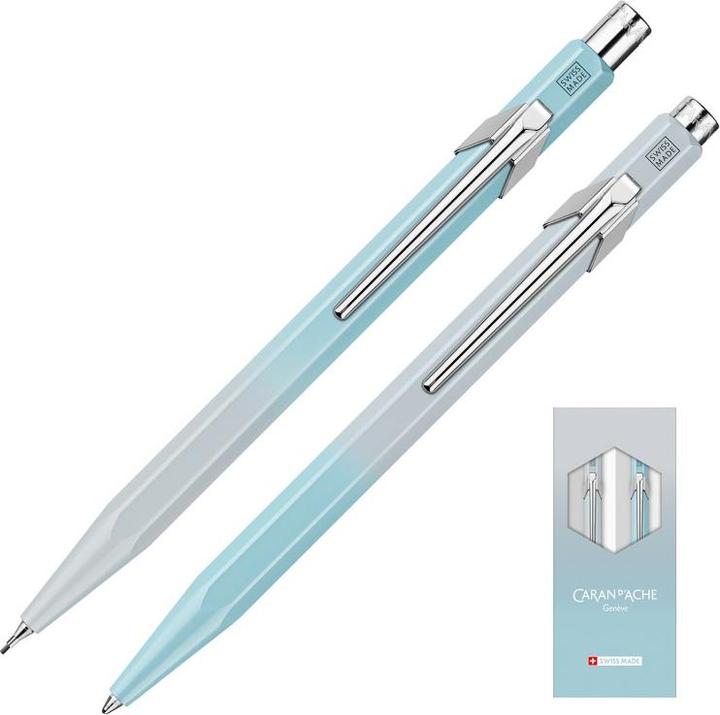 Produktbild Caran d'Ache 849 Set Blue Lagoon Sonderedition (Polarblau, Frostgrau, 2 x)