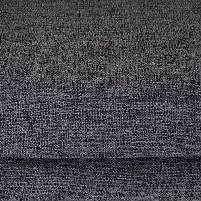 Produktbild Swisshandel24 2x Barhocker Malmö, Barstuhl Tresenhocker - Textil, grau