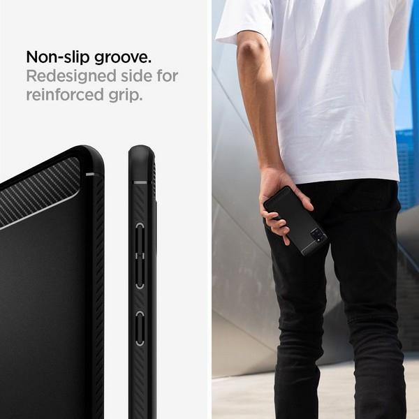 Actual product image Spigen Rugged Armor (Samsung Galaxy A31)