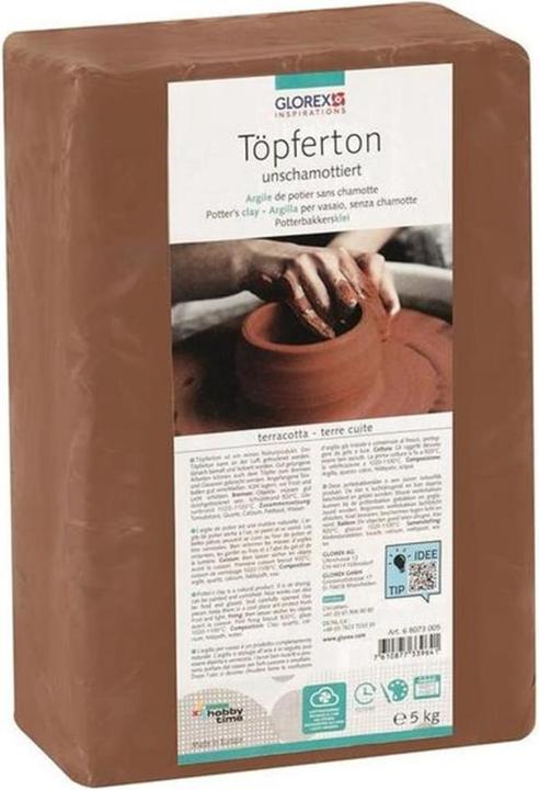 Produktbild Glorex Töpferton Terracotta