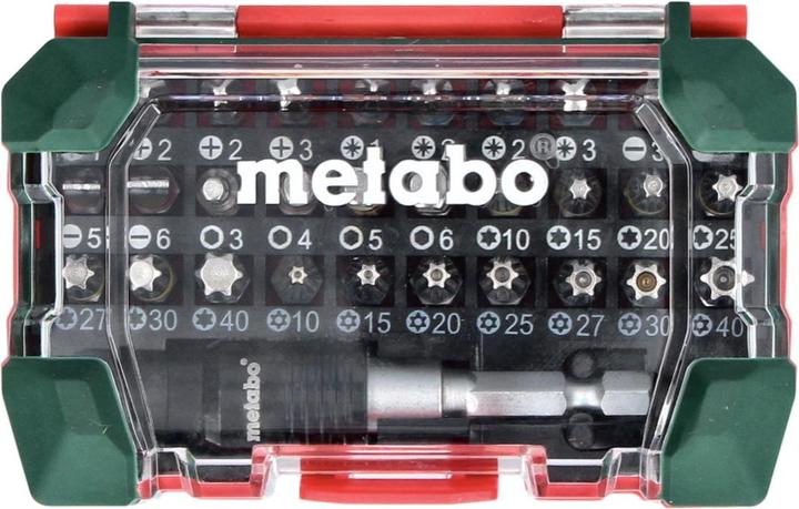 Actual product image Metabo Bit-Box "SP" (32 pieces) (Cross Phillips PH M1, Cross Phillips PH M2, Cross Pozidriv PZ M1, Cross Pozidriv PZ M2, Cross Phillips PH M3, Cross Pozidriv PZ M3)
