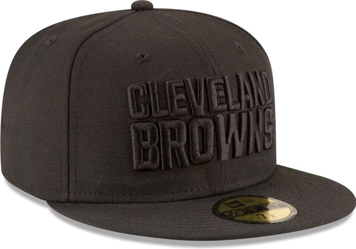 Actual product image New Era 59Fifty Cap - NFL BLACK Cleveland Browns - 7 3/8 (7 3/8)