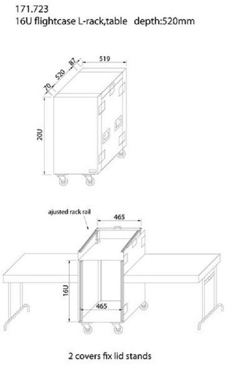 Image du produit Power Dynamics 19-Case PD-F16U10T (Boîtier 19)