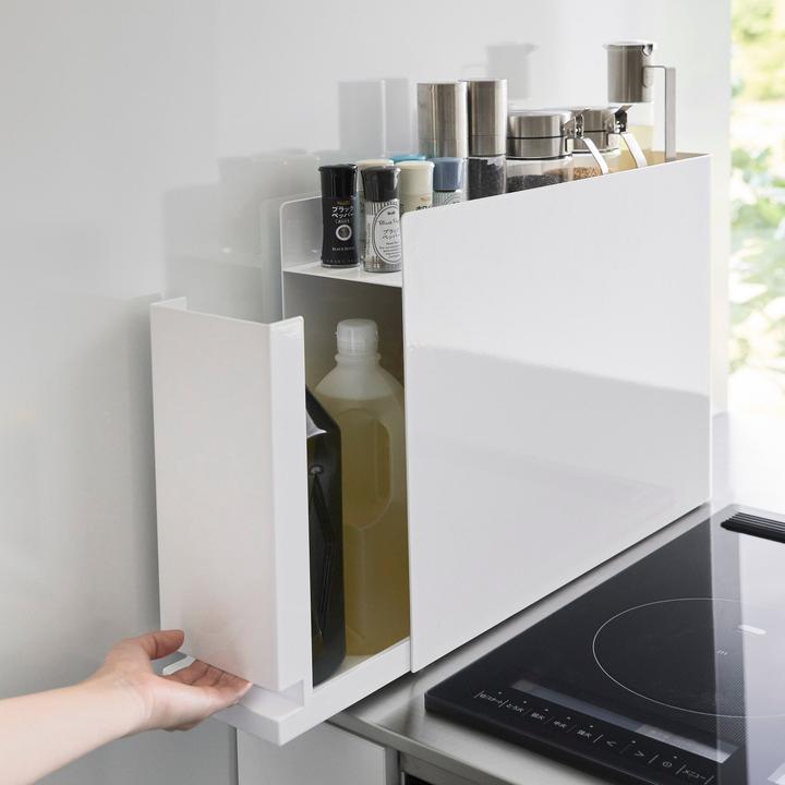 Actual product image Yamazaki Spice rack with drawer TOWER