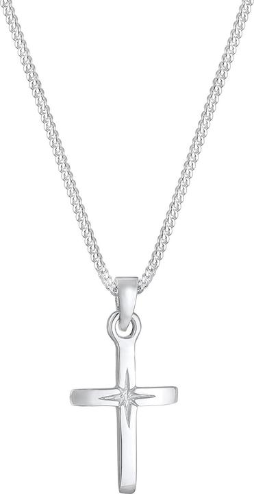 Immagine prodotto Elli Collana Croce Simbolo Ciondolo Religione Argento 925 (Argento 925, 45 cm)