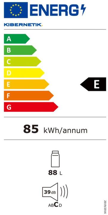 Energie-Label Kibernetik KS2022 (88 l)