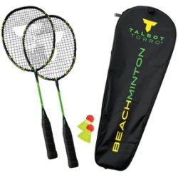 Immagine prodotto Talbot Torro Set da beachminton, colore: nero-verde neon Contenuto: 2 racchette da beachminton, lunghezza: 125