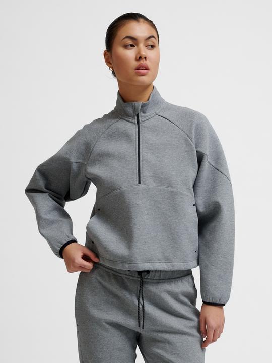Produktbild hummel Hmltech Fleece Women Boxy Half Zip (L)