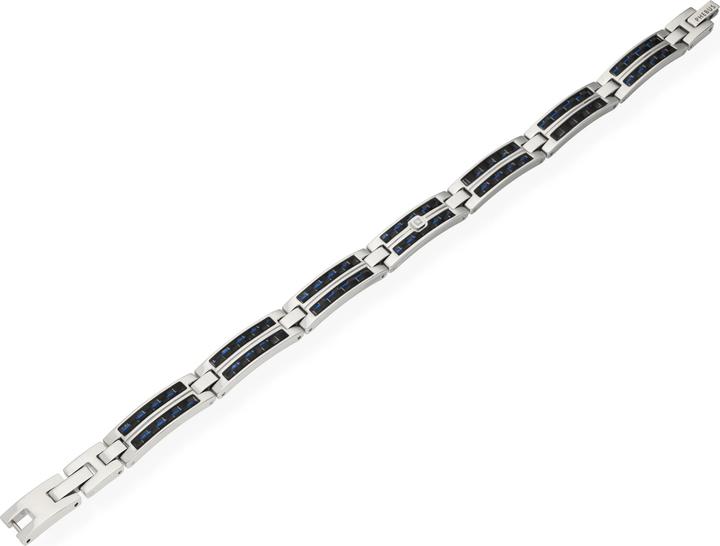 Actual product image Carat Men's Classic Diamond (0.85 cm, Stainless steel)