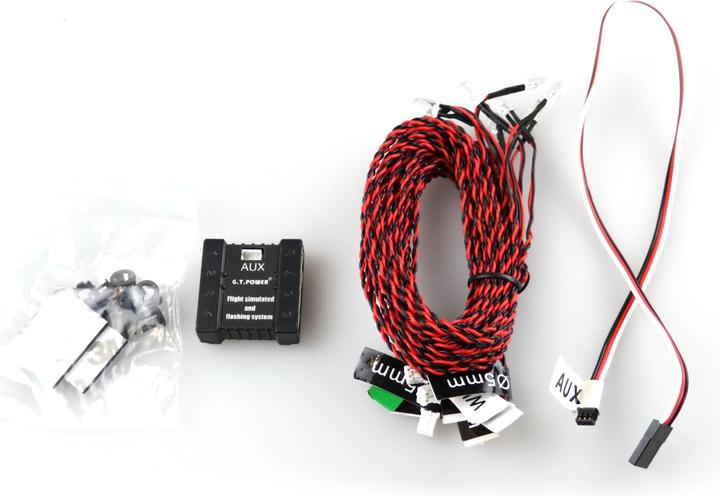 Actual product image Amewi LED aircraft lighting system with control unit