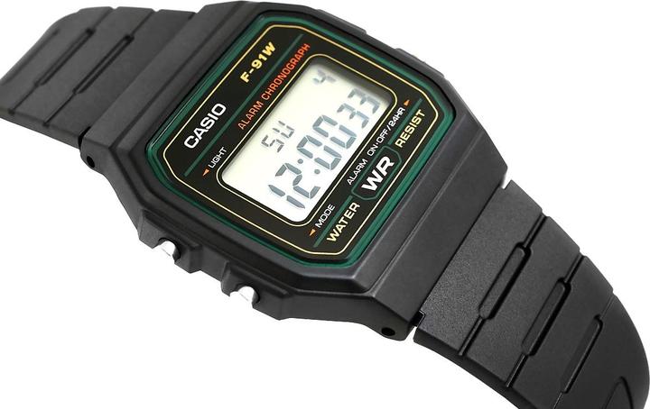 Image du produit Casio Retro Vintage - F-91W-3D (Montre numérique, 33 mm)