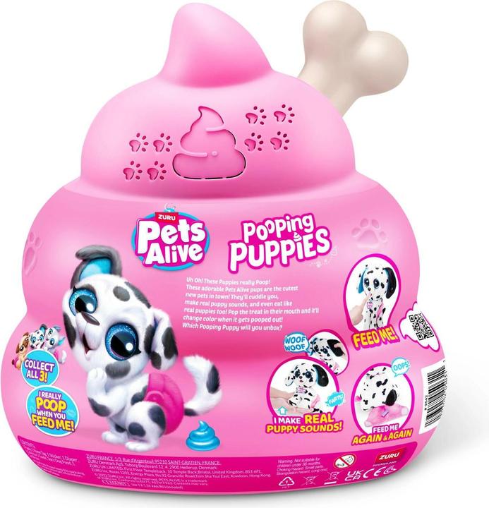 Produktbild Zuru Pets Alive - Pupsende Welpen (9542) (28 cm)