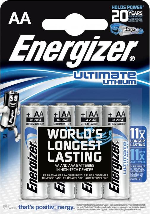 Produktbild Energizer Ultimate Lithium (4 Stk., AA, 3000 mAh)