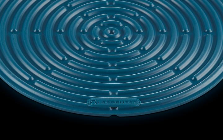 Productafbeelding Le Creuset 93000230642200 TOPFLAPS ROUND CLASSIC diep blauwgroen (Silicone)