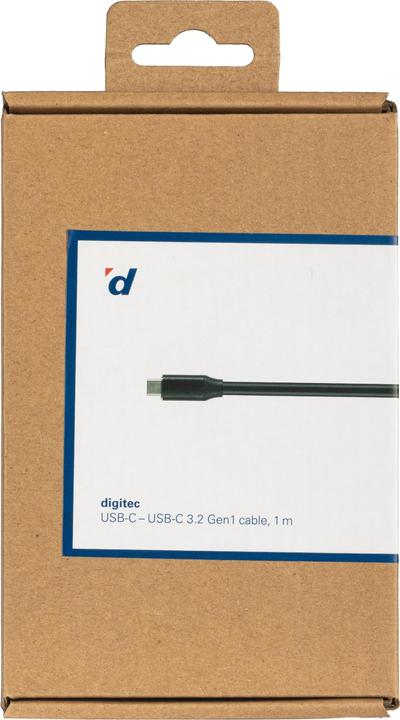 Actual product image Digitec USB Type C - USB Type C (1 m, USB 3.2 Gen 1, 60 W)
