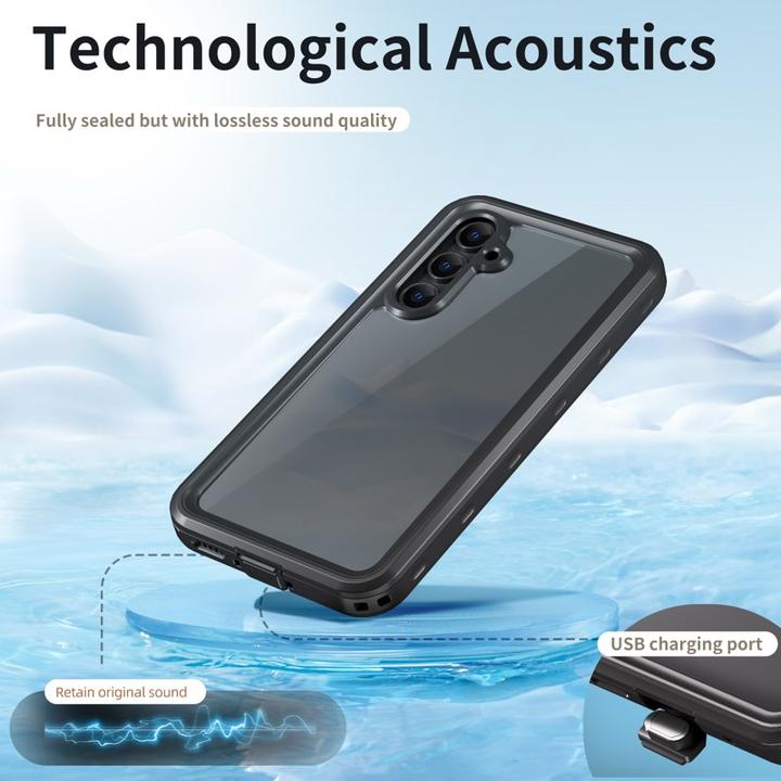 Image du produit Redpepper Samsung Galaxy A55 - IP68 SAM Series Wasserdichtes Outdoor Case, schwarz (Samsung Galaxy A55)