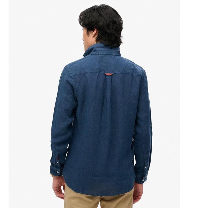 Immagine prodotto Superdry Vacation Hemd mit langen Ärmeln aus Leinen (L)