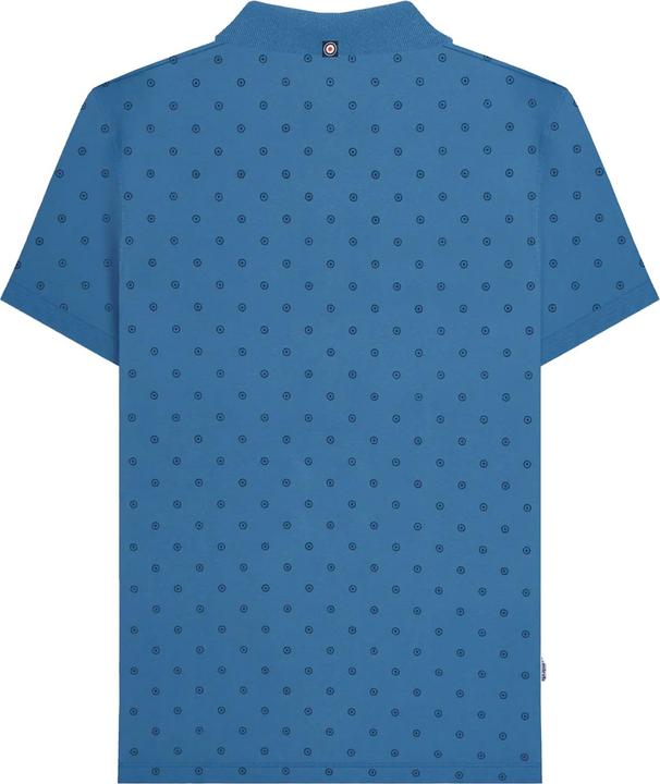 Actual product image Lambretta Mens Premium Target All-Over Print Big & Tall Polo Shirt (4XL)