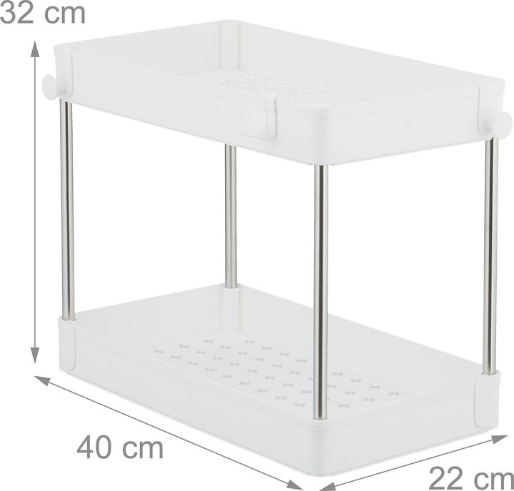 Actual product image Relaxdays under-sink-shelf