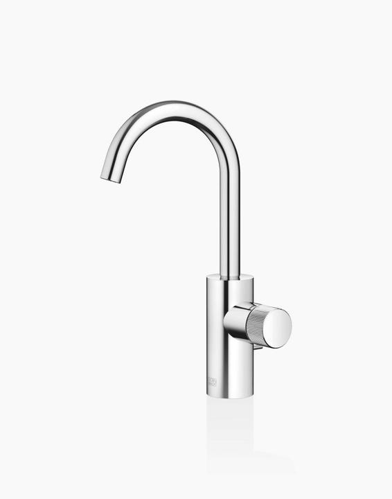 Image du produit Dornbracht META PURE Mélangeur lavabo monocommande avec vidage automatique, saillie 123 mm, bec ori