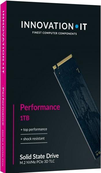 Image du produit Innovation IT M.2 1TB InnovationIT PerformanceQ NVMe PCIe 3.0 x 4 en vrac (1000 Go, M.2)