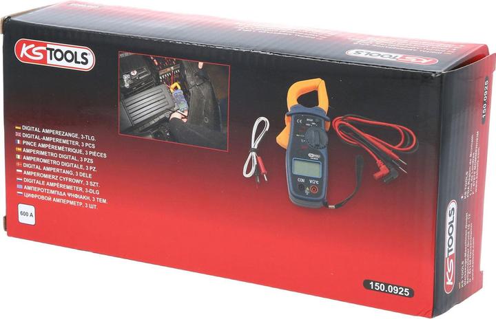 Actual product image KS Tools Digital amp pliers set 600 A, 3 pcs