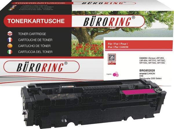 Büroring Toner Cartridge 046, ersetzt Canon 046 M, ca. 2.300 Seiten, magenta (M)
