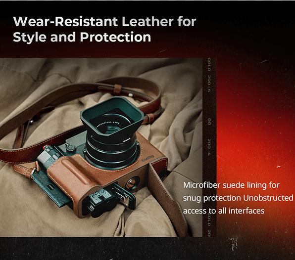Actual product image SmallRig Ledertaschen-Kit für FUJIFILM GFX100RF Schwarz (Camera shoulder bag)