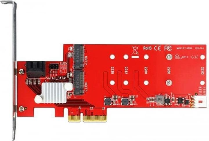 Actual product image Delock PCI Express x4 RAID controller