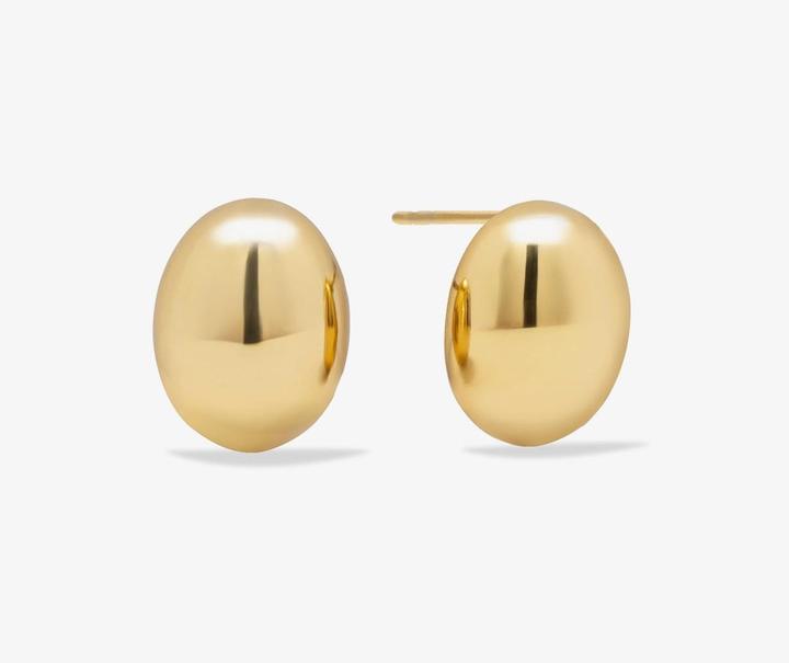 Actual product image Sensora Jewelry Bean Gloss Earrings (Stainless steel)