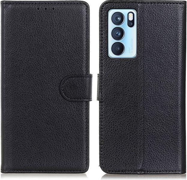 Produktbild MU Classic Litchi Leder Bookcover Series (Oppo Reno 6)