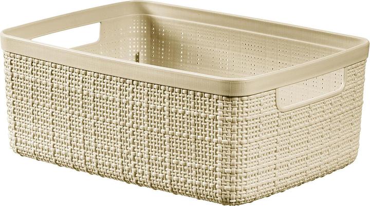 Actual product image Curver BASKET JUTE WHITE 245370 5L (1 x)