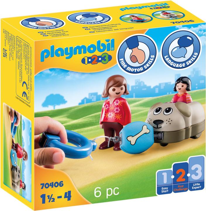 Actual product image Playmobil 70406 Dog train (70406, Playmobil 1.2.3)