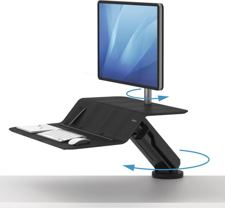Image du produit Fellowes LOTUS - Poste de travail assis-debout pour les moniteurs (Tables, 27")