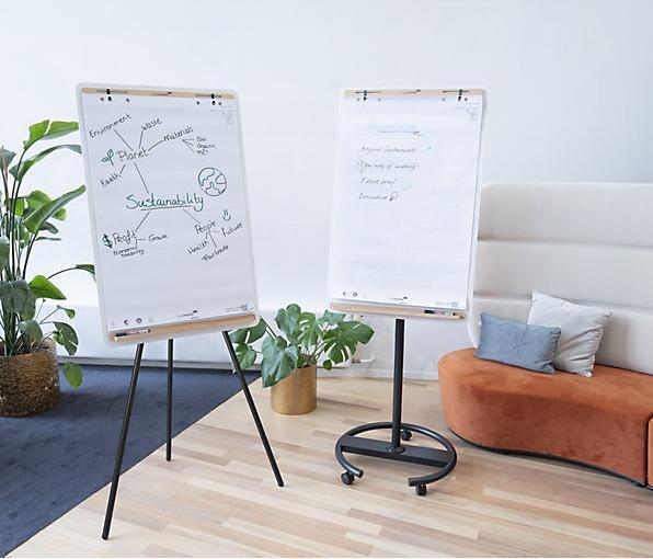 Actual product image Legamaster SKETCH INFINITE mobiles Flipchart Rundfuss