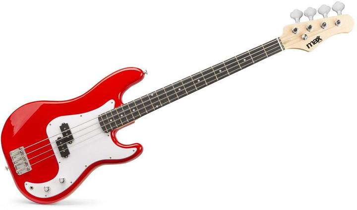 Actual product image Max Electric Bass GigKit Red (Electric bass, Maple, Linden)