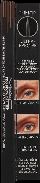Produktbild MAC Cosmetics Pro Brow Definer 1Mm-Tip Brow Pencil Brunette (Brunette)