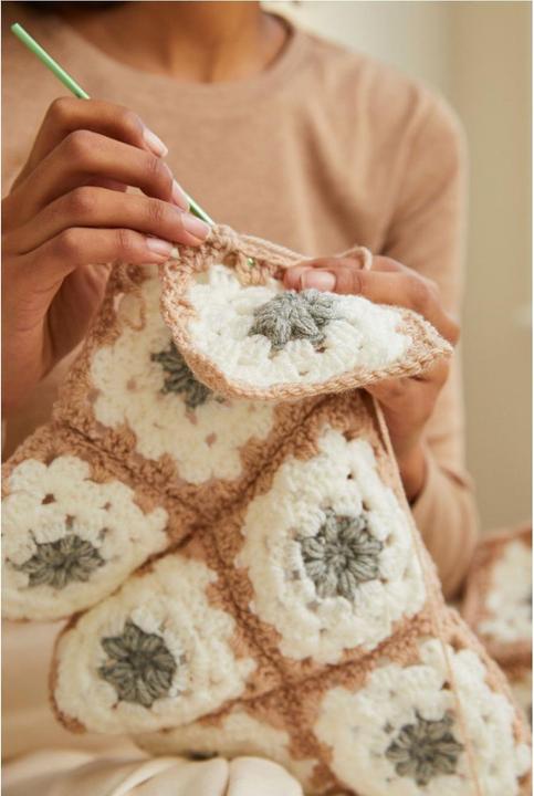 Actual product image DMC Gift of Stitch Crochet Set Blanket