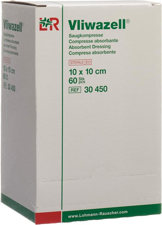 Lohmann & Rauscher Saugkompresse 10x10cm steril