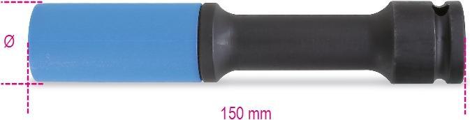 Actual product image BETA 007200739 1/2"" Schlagkappe für Radmuttern Lang 19 mm