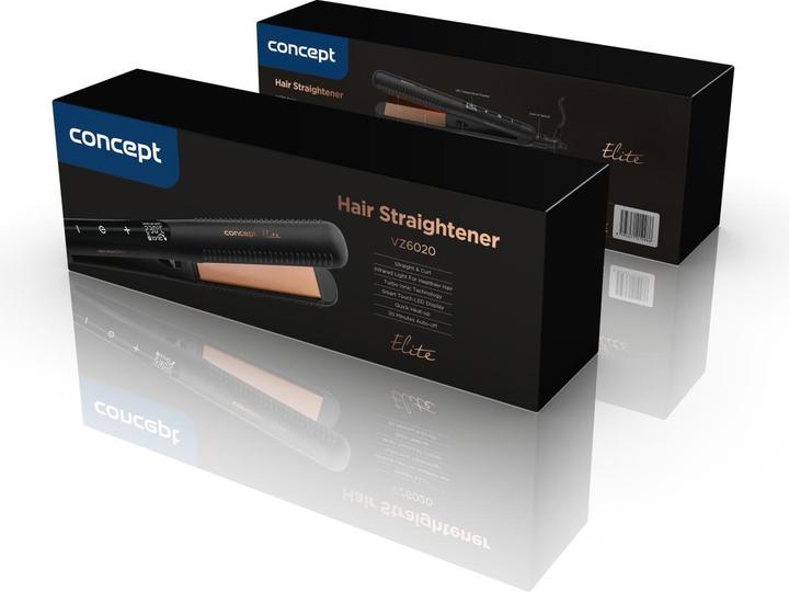 Produktbild Concept VZ6020 Haarstyling-Gerät Glätteisen Schwarz Bronze 46 W 2 5 m (Glätteisen)