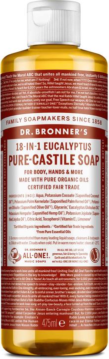 Produktbild Dr. Bronner's Pure Castile Liquid Soap Eucalyptus 475 ml (475 ml)