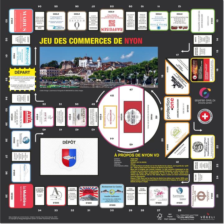 Produktbild Gewerbe-Spiel Brettspiel NYON VD (Französisch)