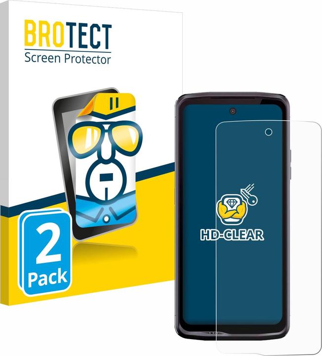 Produktbild BROTECT Schutzfolie Displayschutz Klar (2 Stück, Crosscall Stellar X5)